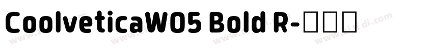 CoolveticaW05 Bold R字体转换 CoolveticaW05 Bold R字体转换